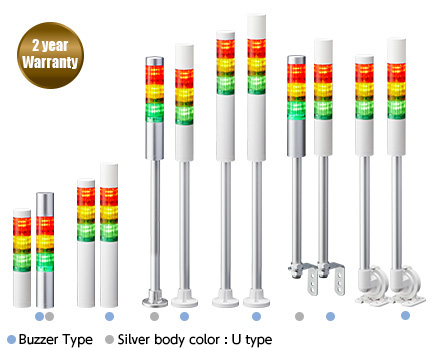 Φ40mm LED Signal Tower Lights LR4 Series 