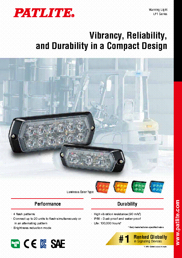 PDF Catalog Download PATLITE