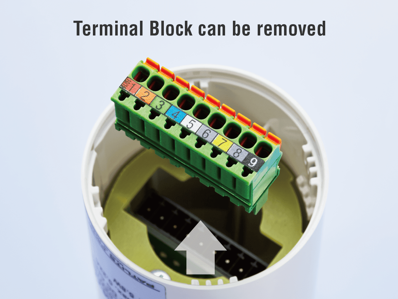 Terminal Block can be removed
