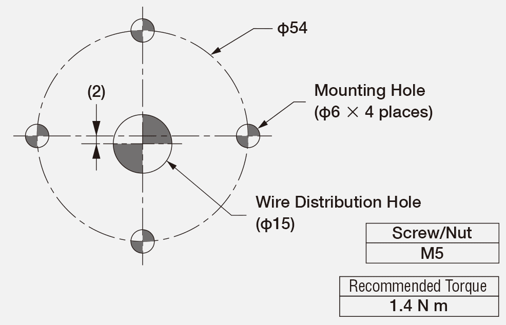 Mounting Dimensions Drawing