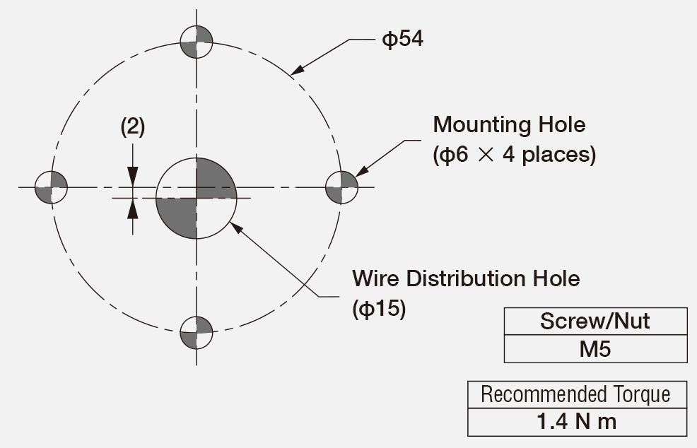 Mounting Dimensions Drawing