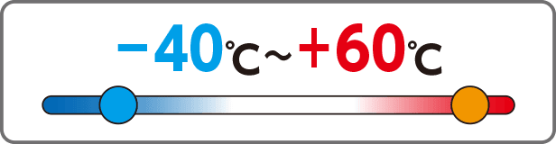 −40°C to +60°C