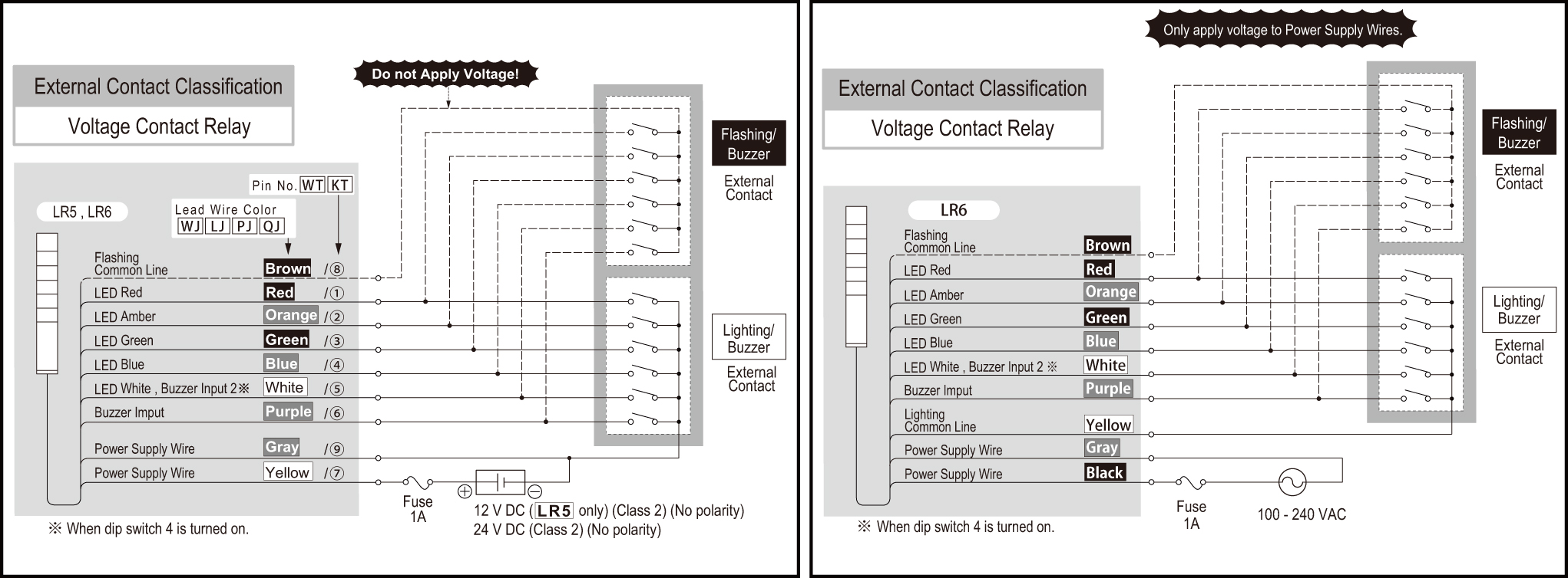 LR5BW+B0960 Audible Alarm Unit for LR5 Series (Signal line 2 sound