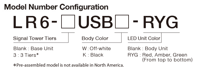 USB stack light - LR6-USB - PATLITE Europe GmbH - LED / steady